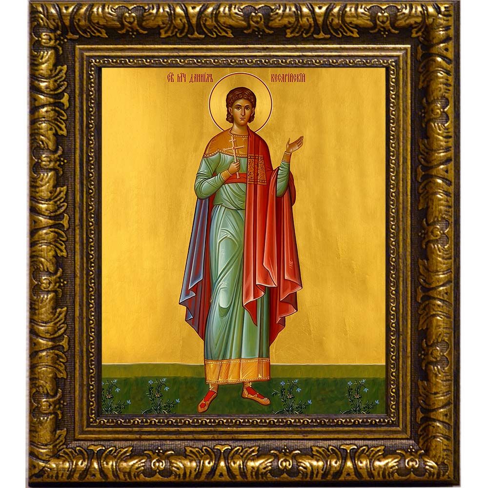 Даниил Египтянин, Кесарийский (Палестинский) мученик. Икона на холсте.