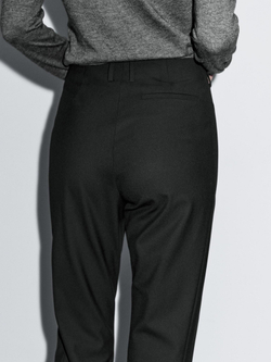 Massimo Dutti Расклешенные брюки, черный