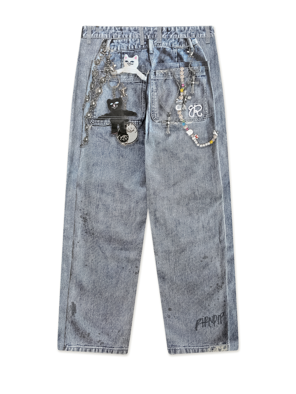 Джинсы (Wide Fit) Real Pants Wide Leg Denim Pants