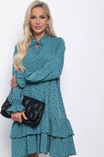 Платье Осенняя симфония (бирюзовое) П10937 LT Collection