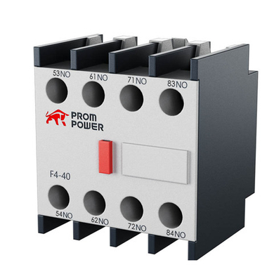 Блок вспомогательных контактов фронтального монтажа F4-13 для контактора серии JLC1-D, 1НО+3НЗ