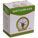 Будильник «Флоренция» круг молочный 10*10*4,5см DSA302