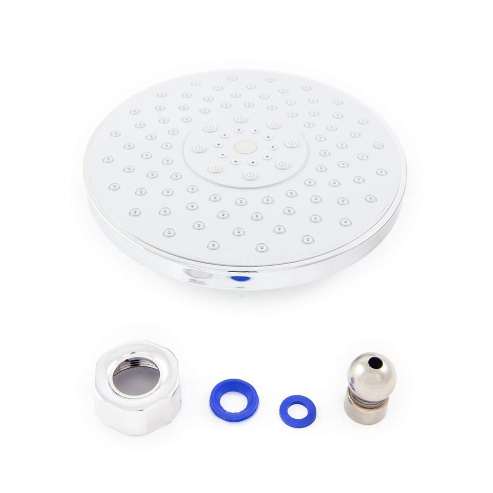 Лейка для верхнего душа Ø 200 мм, светло-серая + хром DC 5024