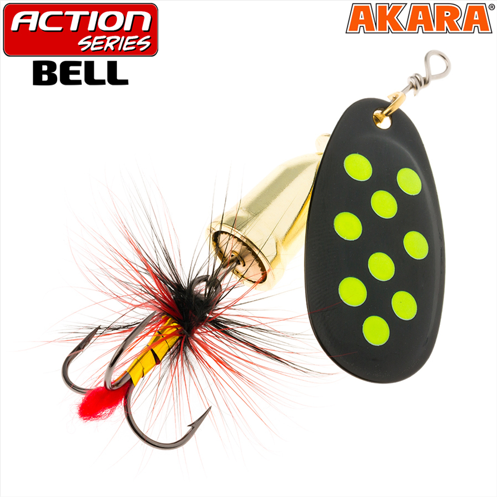 Блесна вращающаяся Akara Action Series Bell 4 10 гр. 1/3 oz. A7