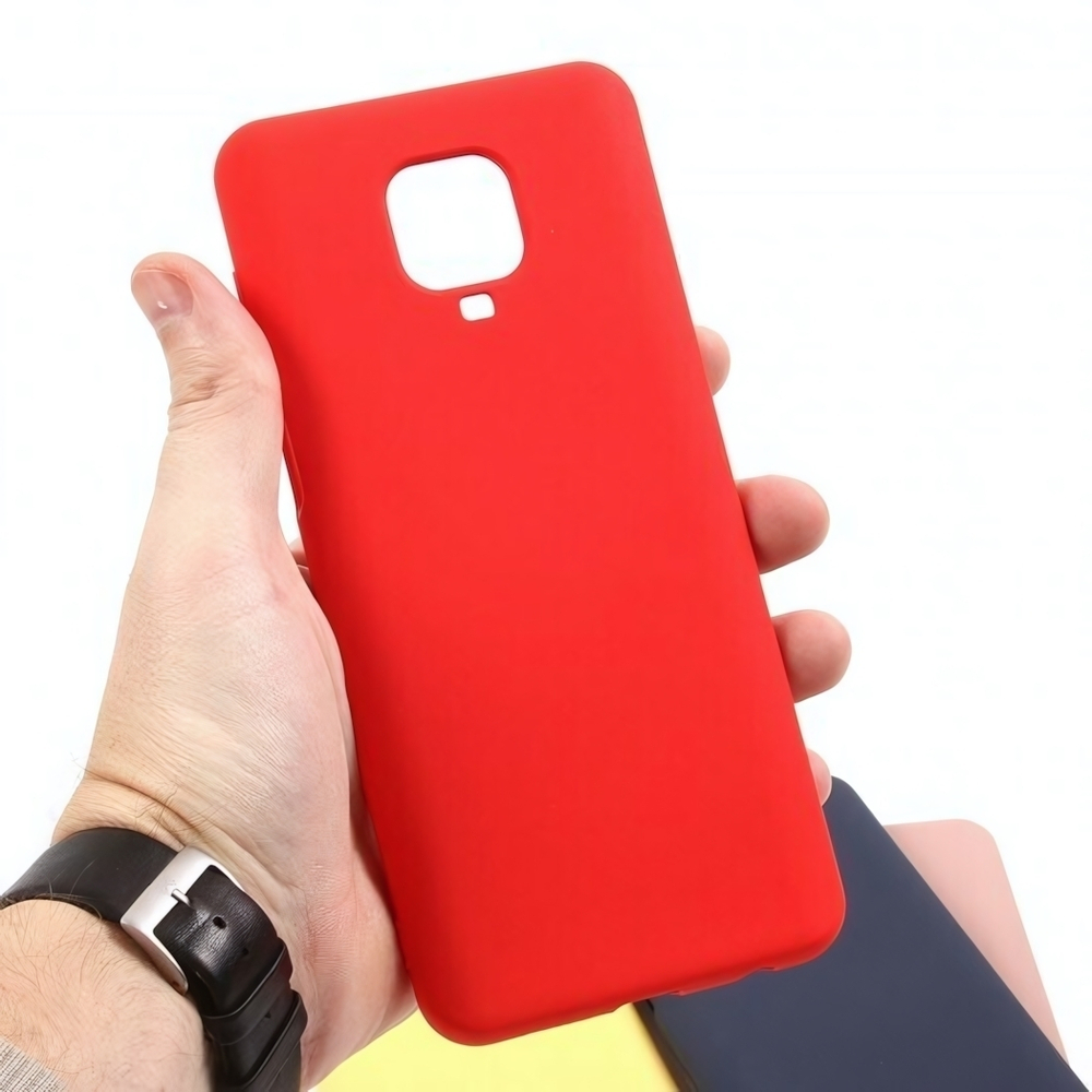 Панель Soft Touch для Xiaomi Redmi Note 9 Pro, 007004-1 Желтый