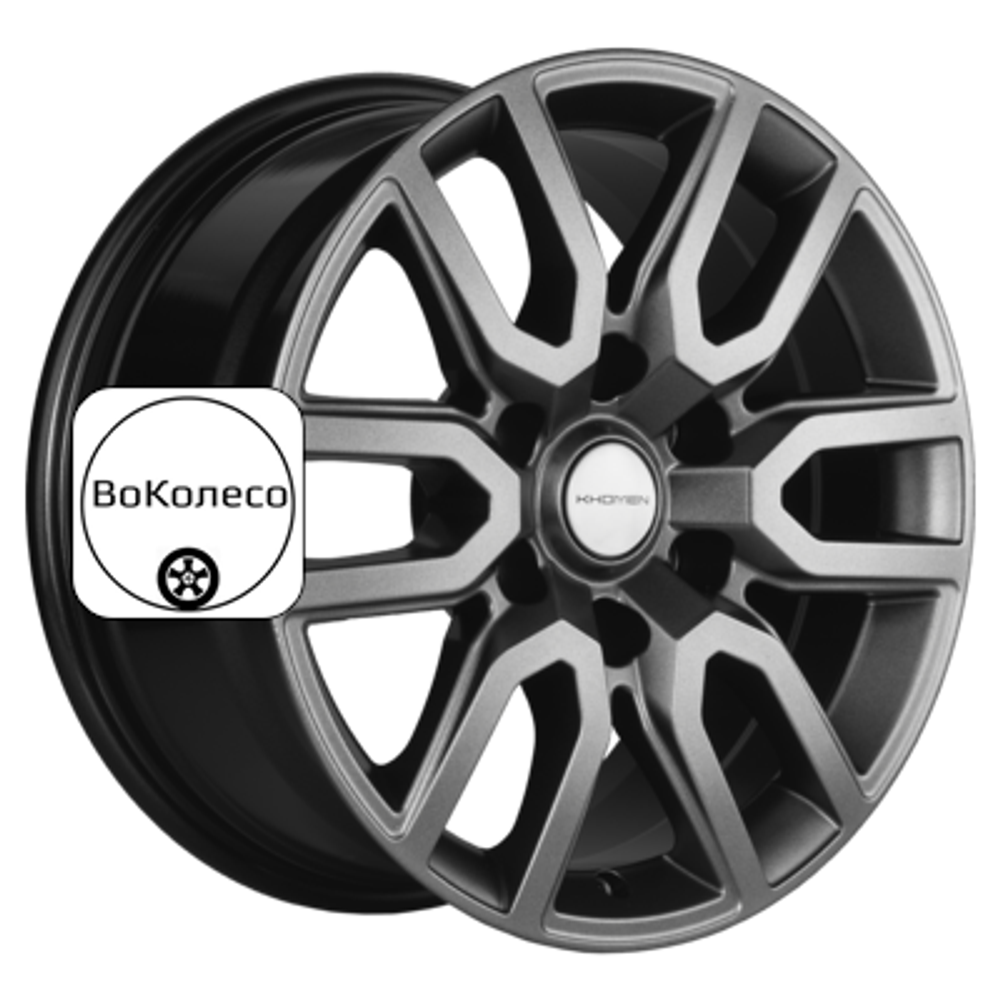 8x17/6x139,7 ET50 D92,5 KHW1723 (Hyundai H-1/Staria) Gray Khomen Wheels