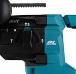 Перфоратор аккумуляторный, 3 режима, XGT 40В BL AWS AVT XPT, 20мм, 2,1 Дж, SDS plus, тормоз, защита Makita HR010GZ