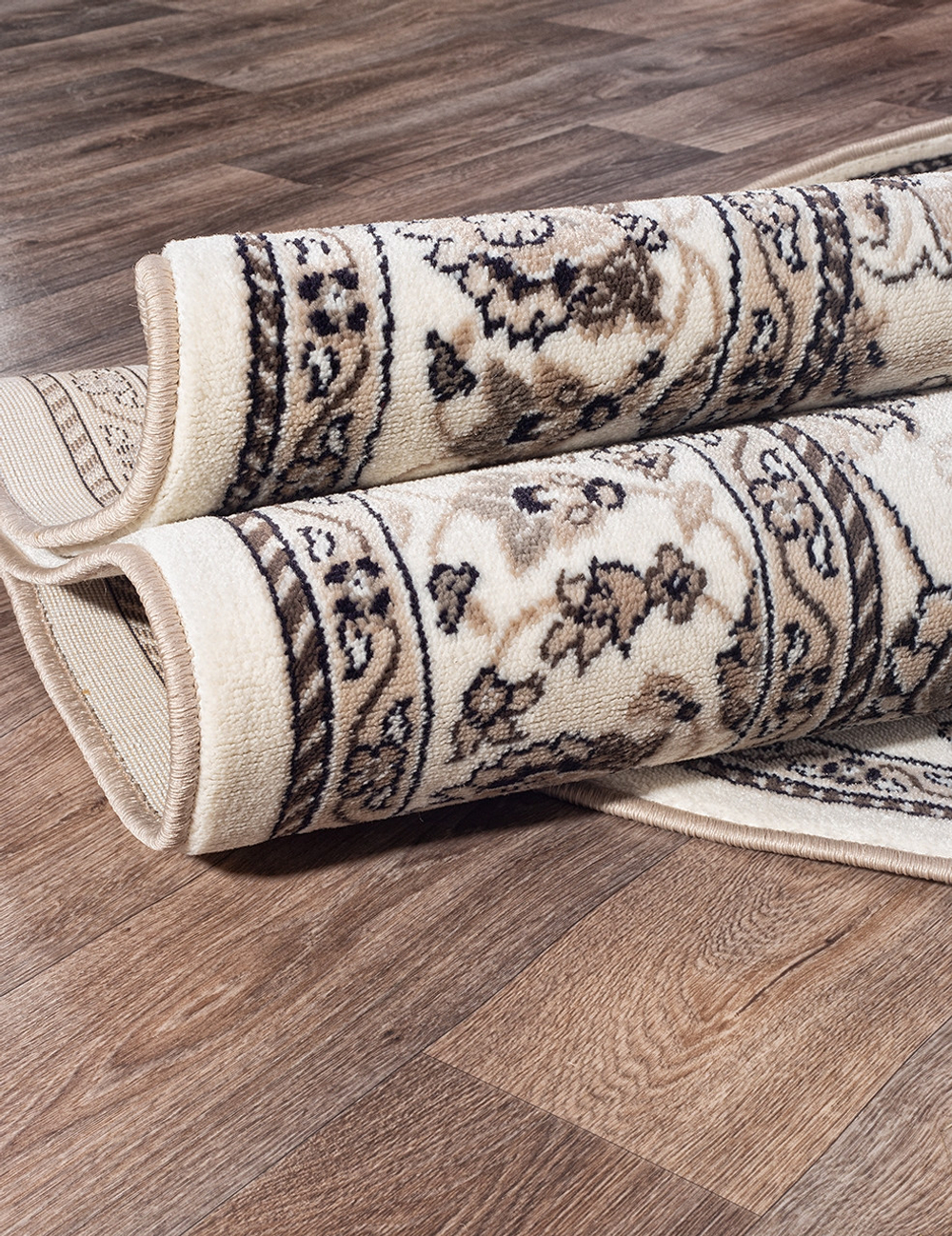 Ковер d251 - CREAM-BROWN - Овал - коллекция VALENCIA DELUXE размер 80*150 см