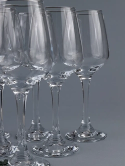 Набор бокалов для вина, 365 мл, 6 шт. прозрачные