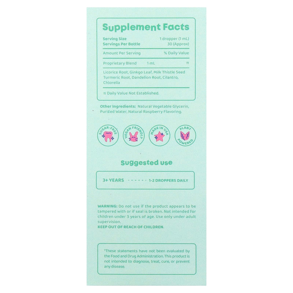 JoySpring, DetoxZee Herbal, 30 мл (1 жидк. Унция)