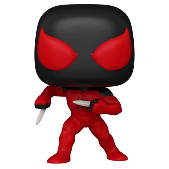 Фигурка Funko POP! Bobble Marvel Comics Scarlet Spider (Kaine) (1447) 83752 / Фигурка Фанко ПОП! по мотивам вселенной "Марвел", Алый Паук
