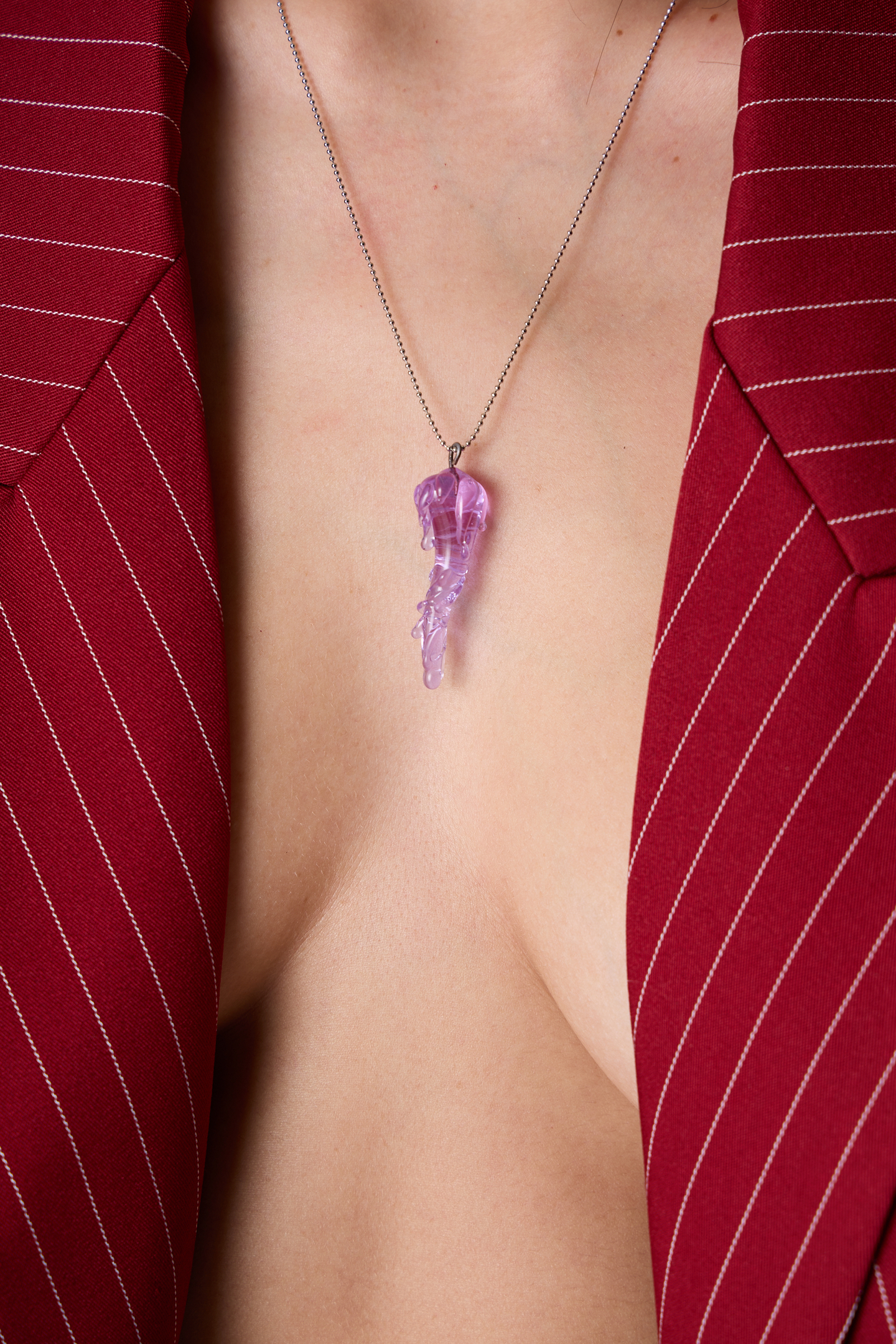 Подвеска Сосулька, стекло