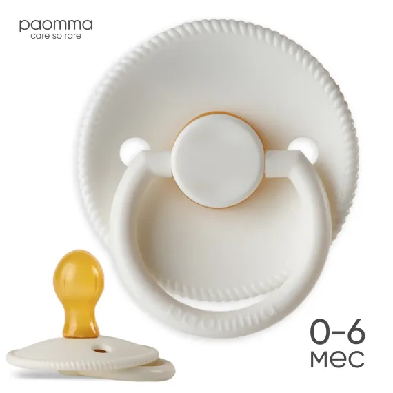 Пустышка Paomma латекс классическая от 0 мес.