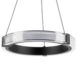 736247 Люстра ROTONDA 21W LED 1053LM 360G ЧЕРНЫЙ 3000K