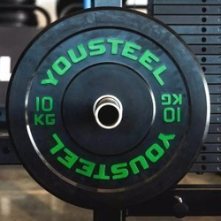 Диск каучуковый 10 кг, черный