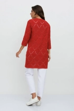 Кардиган 35909/красный