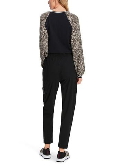 Marc Cain Брюки со вставками из эко-кожи