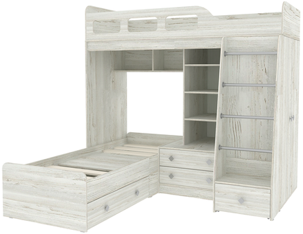 Двухъярусная кровать КарИВи Астра 4 Винтерберг Винтерберг