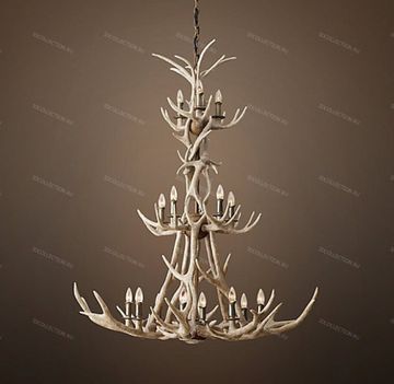 replica  ADIRONDACK ANTLER THREE-TIER Restoration Hardware