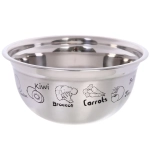 Миска из нержавеющей стали 5л 28*13см с рисунком