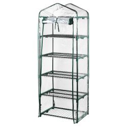 Чехол для теплиц GREEN APPLE GA-House-5-PVC cover на молнии 1930х690х490 мм | Теплица