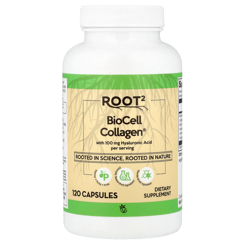 Vitacost, BioCell Collagen® с гиалуроновой кислотой, 120 капсул