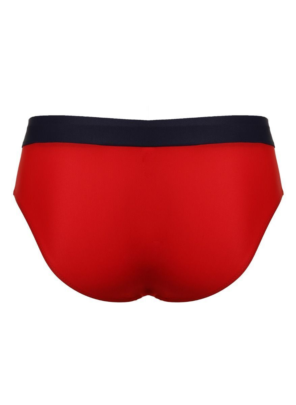 Классические мужские плавки с контрастным поясом (Размер: XL) (Цвет: темно-синий)