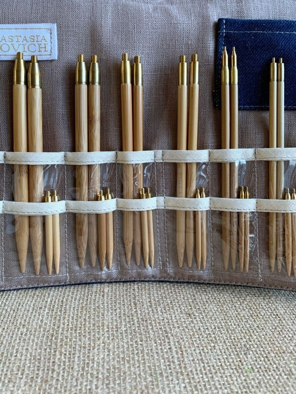 Чехол для рукоделия и спиц плотный