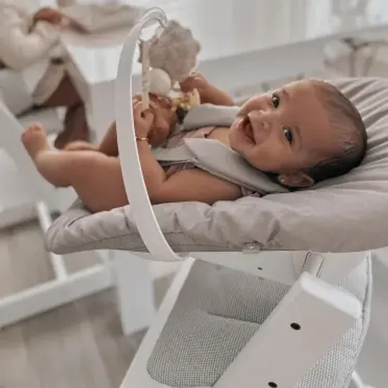 Стульчик для кормления STOKKE Tripp Trapp комплект 4 в 1 (White)