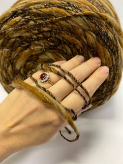 Трикотажная пряжа для вязания MORELINO толстая шишибрики