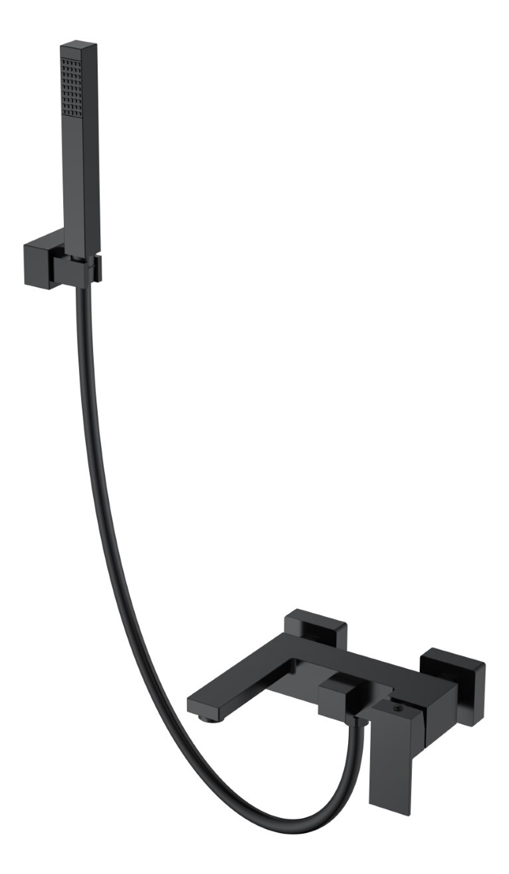 Boheme Смеситель для ванны с душем Qubic Matt Black