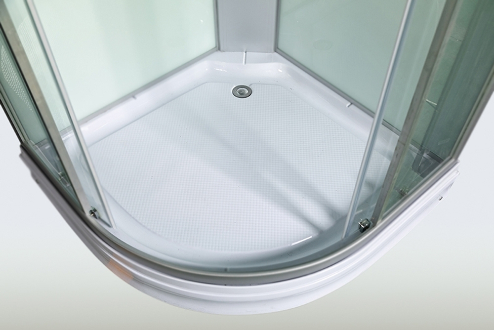 Душевая кабина WeltWasser WW500 Werra 1002 100x100 10000003227 профиль Хром стекло прозрачное