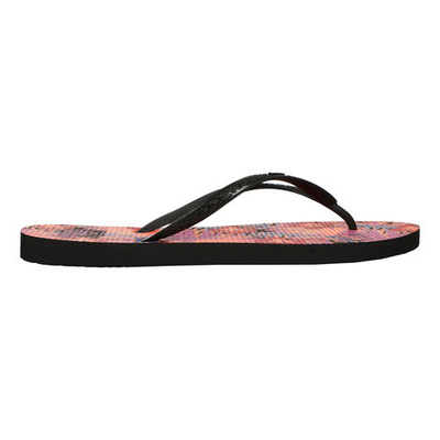 Женские теннисные кроссовки Reef Seaside Prints Flip-flops Women - Black, Multicoloured