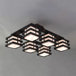 Citilux Киото CL133161 Люстра деревянная Венге Хром