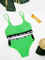 купальник раздельный спортивный с топом для купания