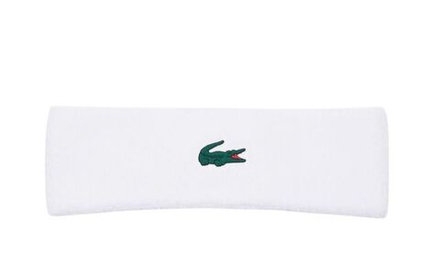 Повязка на голову Lacoste Jersey Tennis - white
