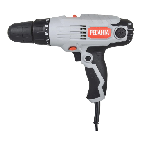 Дрель-шуруповерт электрическая Ресанта СШ-550-2