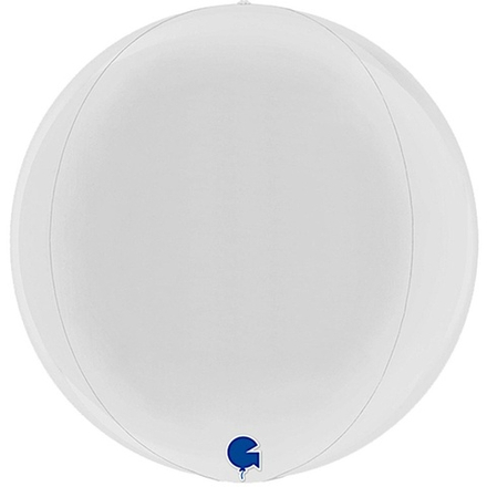 3D сфера 16" белый