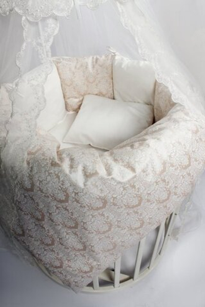 Комплект в кроватку Lappetti "Эстель", цвет бежевый