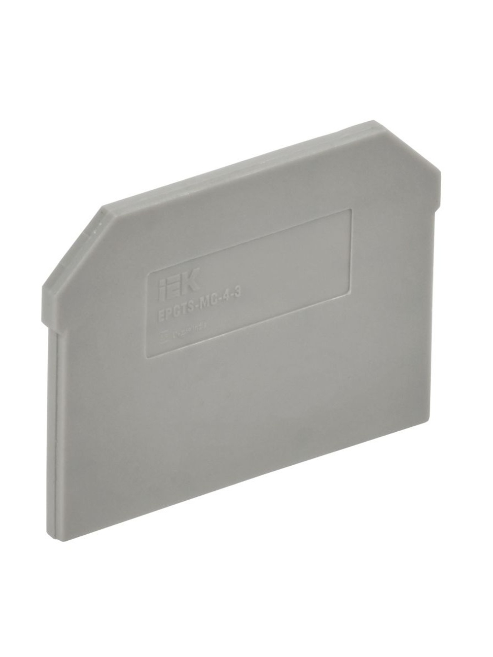 Заглушка для CTS-MC ARMAFIX 3 вывода 4кв.мм сер. IEK YCT12-00-3-K03-004-ZGL