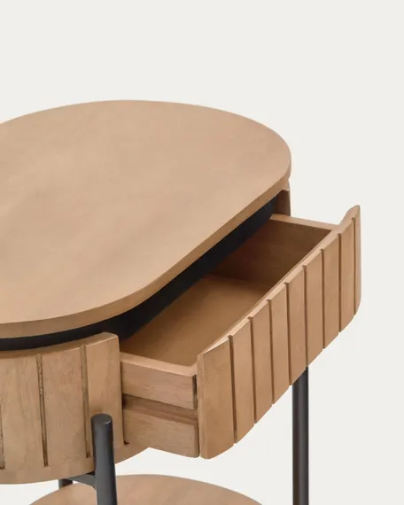 Прикроватная тумбочка Licia 55x56 см из дерева манго