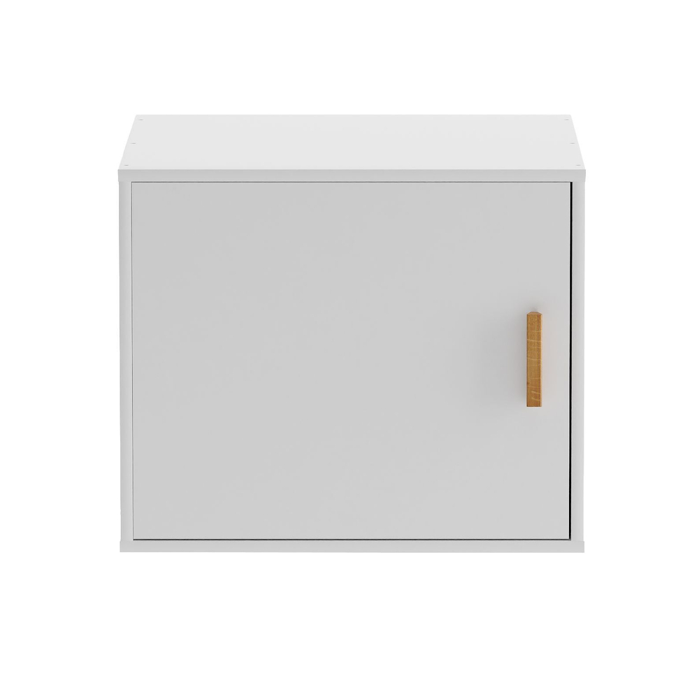 Dipriz Антресоль на шкаф Моби, 1 дверь, 60х58х50 см, с ручкой из массива дуба