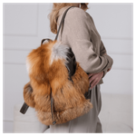 Меховой рюкзак «Городская хулиганка»