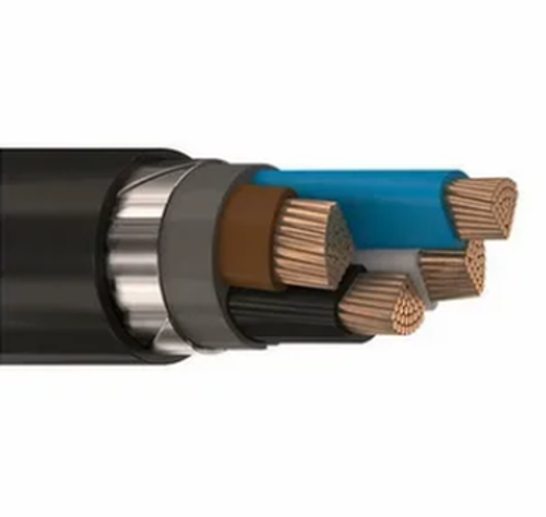 Кабель медный силовой бронированный ВБШвнг(А)-LS 4х50-1 (мн) ГОСТ