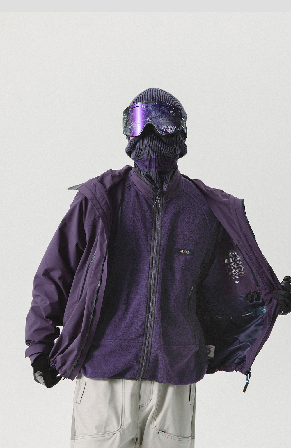 Куртка Nothomme Blue “Goout Magazine Edition” Explorer 3-in-1 Jacket Purple