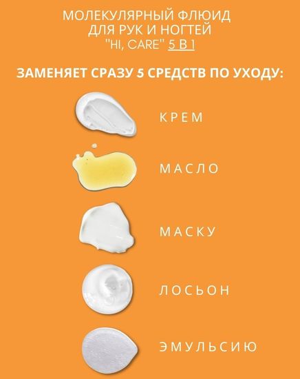 Молекулярный флюид для рук "Hi, Care" Питательный 150 мл. (с распылителем) Gel-off