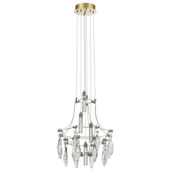 7000/35L CLASSIC ODL_EX25 069 Подвесной светильник металл/хрусталь/нерж сталь IP20 LED 35W 4000K 220-240V FLAMENCO