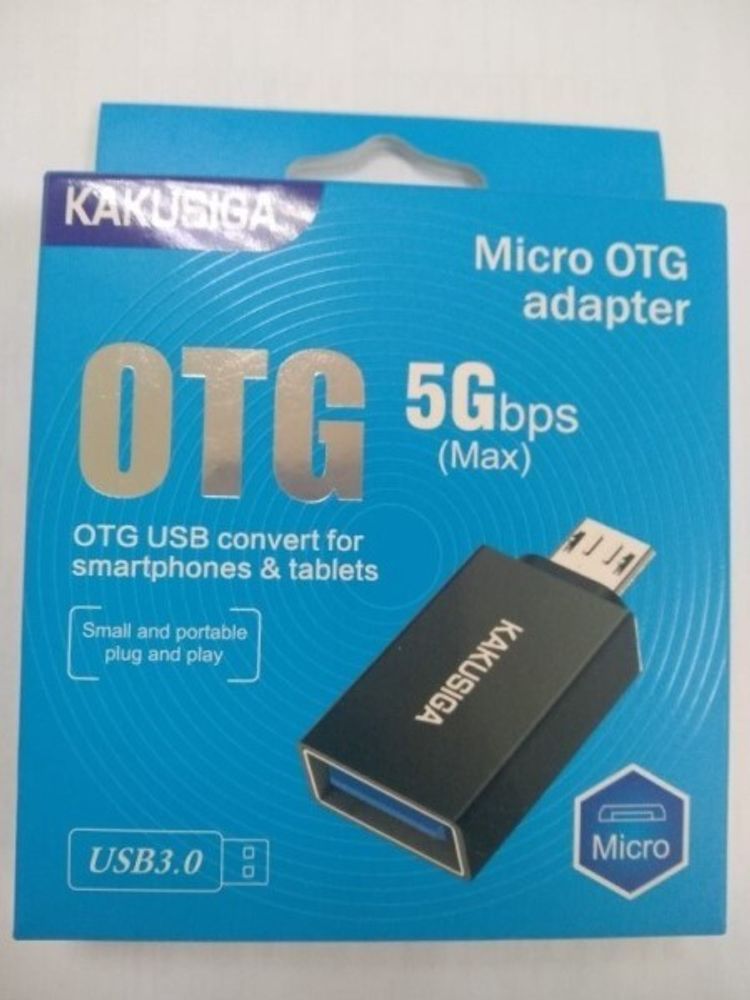 Адаптер-переходник OTG c micro USB на USB для смартфонов и планшетов (KPR)