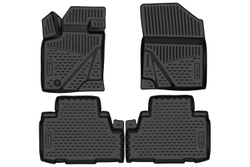 Коврики в салон для CHANGAN CS75PLUS 2022 - (5мест) 4шт. (полиуретан) ELEMENT3DA67630210K