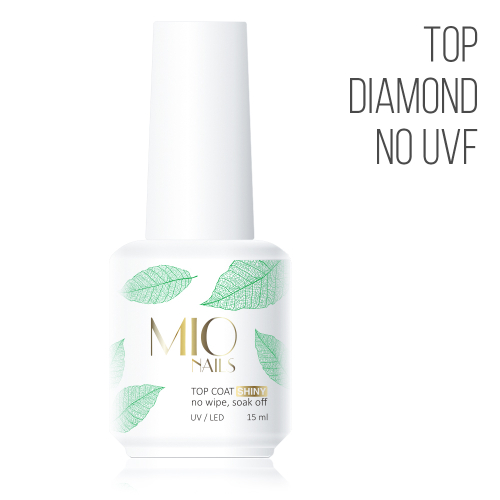 Mio Nails Top Diamond, без UVF, 15 мл